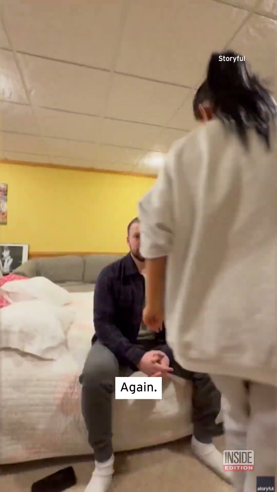 Guy Pitches Giggle Fit When Asked to Help Nursing Student Girlfriend #shorts