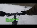 GoPro 8 Chest mount test on winter bike.