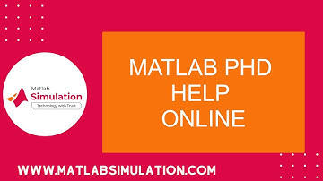 Matlab PhD Help Online | Matlab Thesis Help Online