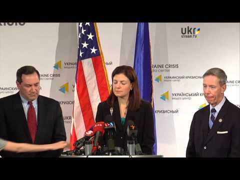 Kelly Ayotte, Joe Donnelly, Stephen F. Lynch. Ukraine Crisis Media Center. March 23, 2014