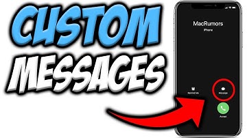 How To Change Custom Text On iOS 14 📲| Customize Missed Call Messages iPhone | 2020