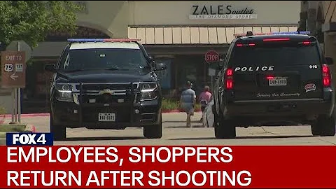 Allen Premium Outlets Reopens After Deadly Mass Shooting