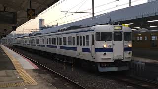 ４１５系・普通電車　下関駅を出発　２０１７年３月５日
