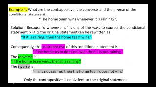 Discrete Math-Conditional statements: Implication and Biconditional
