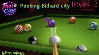 ||pooking Billiards city||level-2||Adithyam Gameplay|| screenshot 2