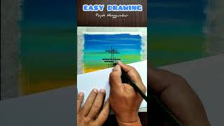 Menggambar Kapal Layar | Drawing of A Sailing Ship