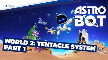 Astro Bot - Full Game Walkthrough 100% - World 2 Tentacle System Part 1