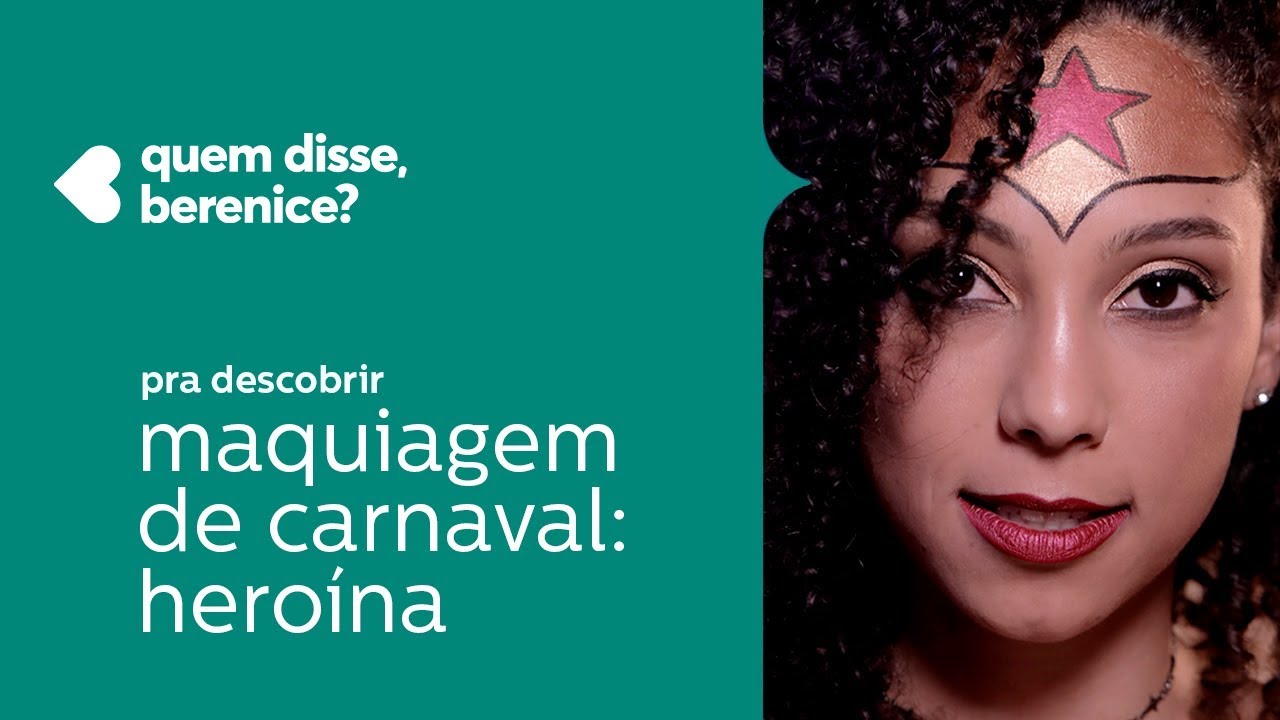 make de carnaval: super heroína - YouTube