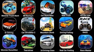 Monster Truck Stunt,Test Driver, 3d Driving Class, Real Car Parking,Race Master,Mountain Climb Stunt screenshot 3