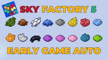 AUTO DYE IN MINECRAFT SKYFACTORY 5 TUTORIAL