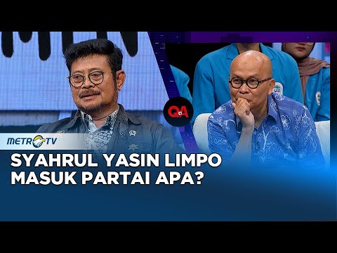 Q&amp;A - Syahrul Yasin Limpo Masuk Partai Apa?