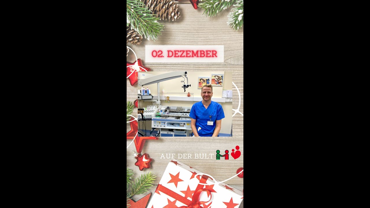 02.12.22 Laufender Adventskalender AUF DER BULT - Dr. Oliver Bertram vom Kinderkrankenhaus