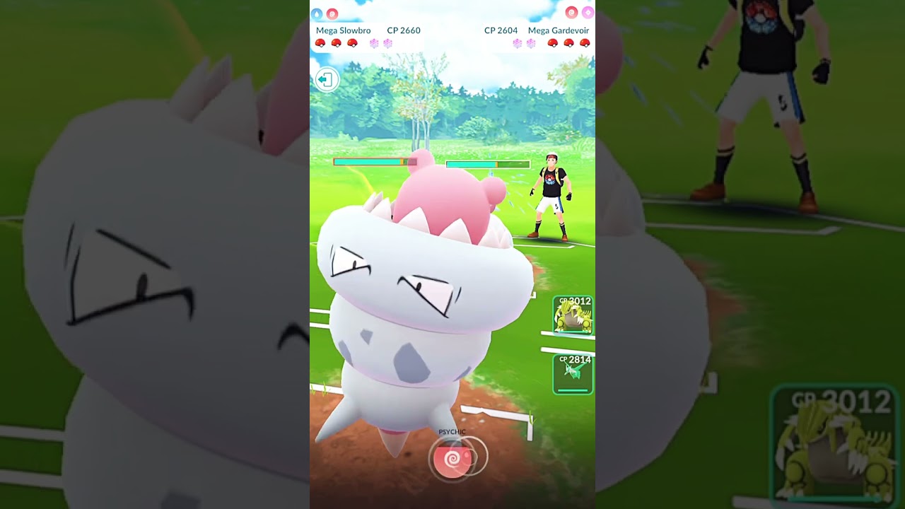 Mega Slowbro Vs Mega Gardevoir PVP Battle in 