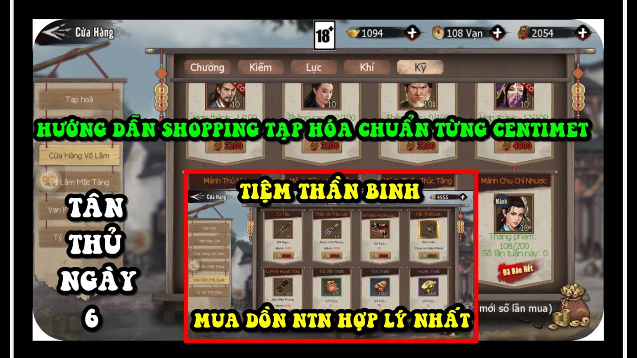 Xạ Điêu Tam Khúc - NGÀY 6 : HƯỚNG DẪN ANH EM NÔNG... - youtube