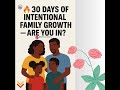 🏡✨ 30 DAYS TO GROW TOGETHER — AS A FAMILY! #godlymarriage #familyfirst #motivation #trending