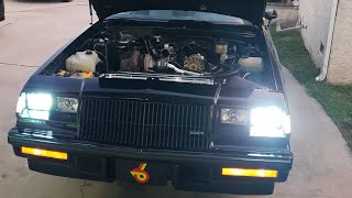 Buick Grand National Headlight and "L.E.D UPGRADE"