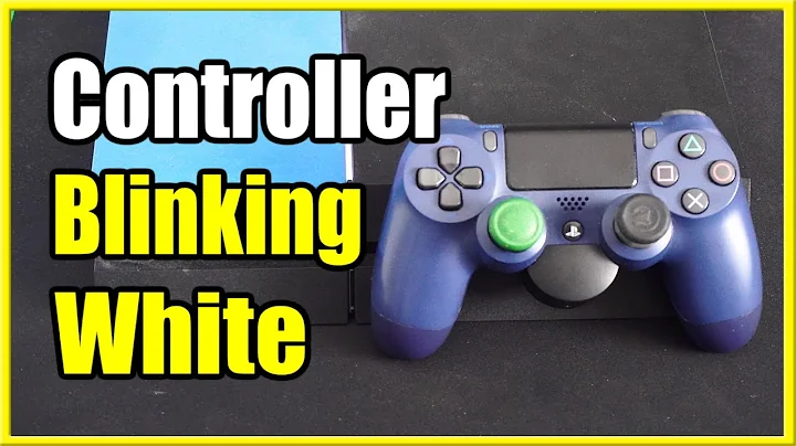 PS4 Controller Won't Connect & Flashing White Light (Best Tutorial)