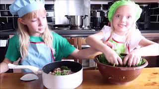 Pasta Z Tuńczykiem I Szpinakiem Walentynki Challenge Dzieci Gotują