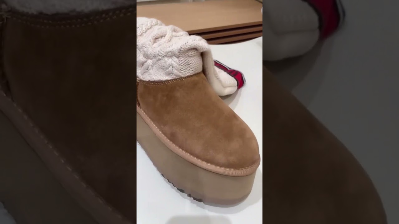 ✨ugg knitted snow boots✨CLASSIC CHILLAPEAK & CLASSIC SWEATER LETTER STYLES | UGG SEASON!