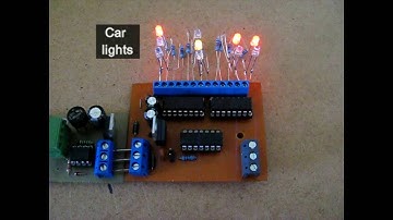 DCC LED decoder: traffic light