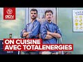 Dans les cuisines du team TotalEnergies