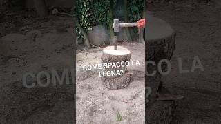 Spaccare Mega Ceppo Di Legna, Come Faccio?