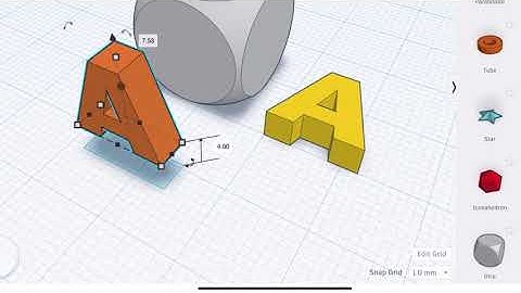Rotating an object with different axes in TinkerCAD
