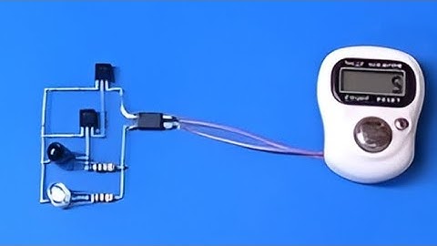 IR Sensor-Based Object Counter Circuit using Photodiode, BC547 & PC817 😱|object counter project