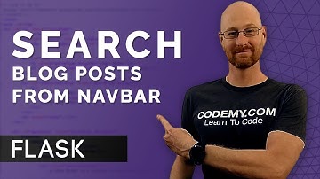 Search Blog Posts From Navbar - Flask Fridays #31