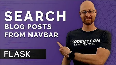 Search Blog Posts From Navbar - Flask Fridays #31