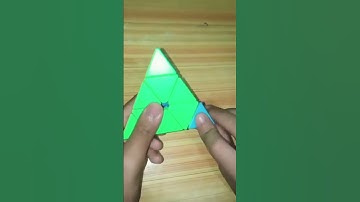 not a loop | cube 3by3 amazing trick | pyraminx cube @KingofCubers #howtosolvecube #shorts #cube