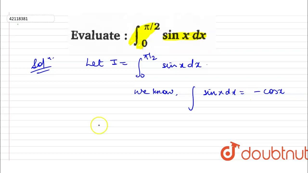 Интеграл sin x 2. \[\int_0^\pi \sin{x}dx\].