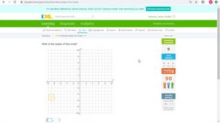 IXL V1: Find the Center of a Circle (Geometry)