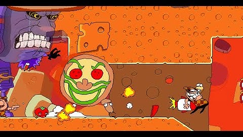 Deep-Dish 9 Lap 4 P Rank Hardmode | Pizza Tower Egg