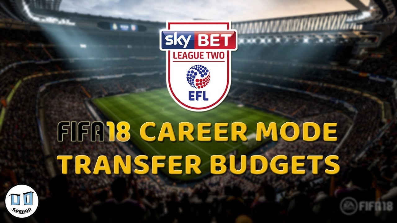 FIFA 18 - Career Mode Transfer Budgets - EFL LEAGUE TWO