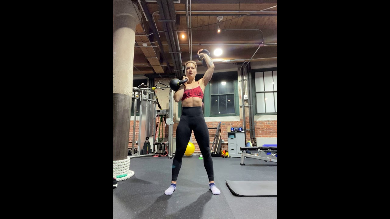 Alternating Kettlebell Push Press