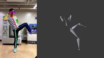 OpenPose motion mapping to 3D skeleton