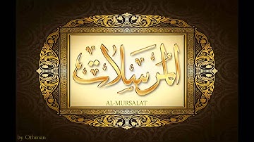 *سورة المرسلات لعبدالباسط عبدالصمد تجويد بجودة عالية surat almursalat by abdulbasit tajweed fullHD