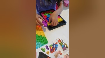 Building Block Pop It-Tetris Fidgets