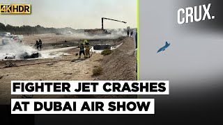 India's Tejas Fighter Jet Crashes After 'Negative G' Manoeuvre At Dubai Air Show, Pilot Killed | 4K