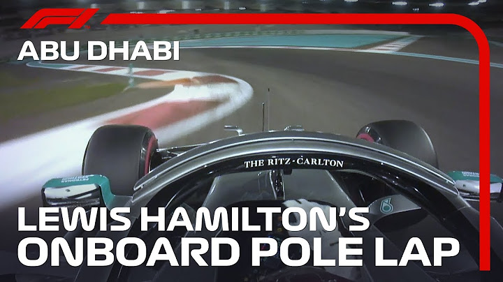 Lewis Hamilton's Onboard Pole Lap | 2019 Abu Dhabi Grand Prix | Pirelli