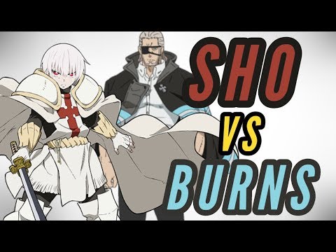 Shinra & Arthur vs Captain Leonard Burns - Practice Fight