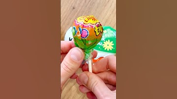 ASMR Chupa Chups with Gum Lollipop XXL Opening #asmrlollipop #chupachups #lollipops #lolipop #candy
