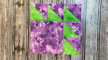 Birds in the air quilt block tutorial