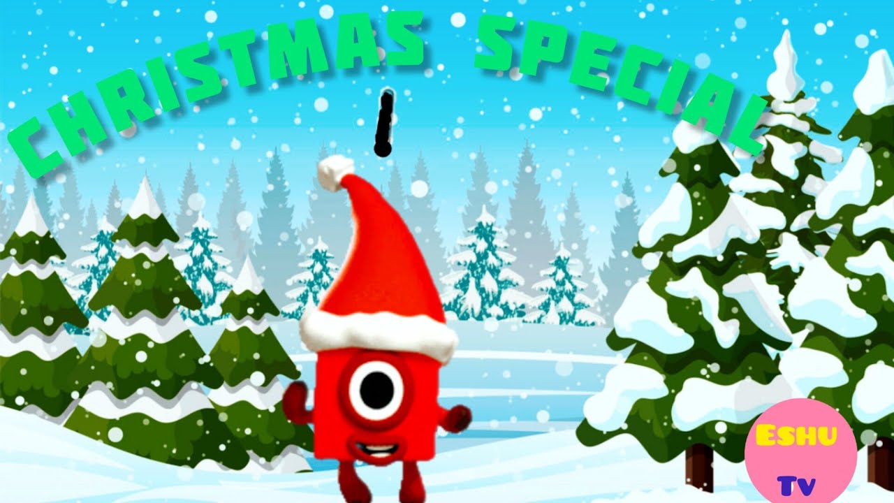 "Number blocks Celebrate Christmas: 🎅 A Festive Friendship Adventure!"