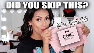 LATE BOX WORTH $34.99? | Chic Beauty Box Unboxing | Review