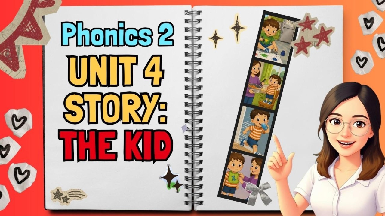 Phonics World 2 Unit 4 Story: The Kid | Sight Words “Can, Open, Needs ...