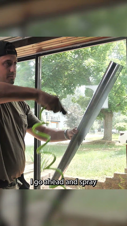Panduan langkah demi langkah tentang cara menggulung balik kaca film #diy #windowtint