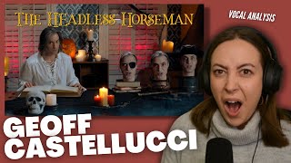 GEOFF CASTELLUCCI Headless Horseman | Vocal Coach Reacts (& Analysis) | Jennifer Glatzhofer