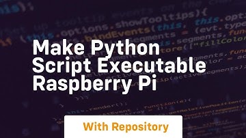 make python script executable raspberry pi